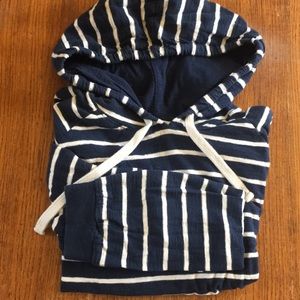 Striped lightweight hoodie